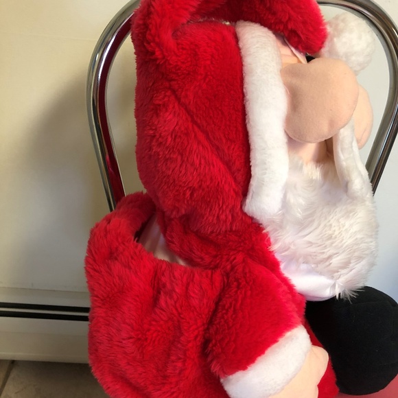 VINTAGE PAJAMA /GIFT BAG “ZIGGY" STYLE SANTA CLAUS PLUSH COLLECTIBLE 1990’s - Picture 3 of 4